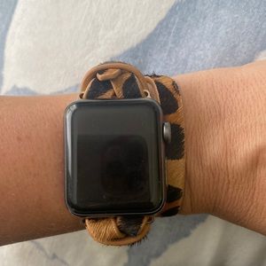Victoria Emerson iWatch leopard wrap band